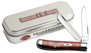Case Congrat Sm Red Mini Trapper Knives 8749