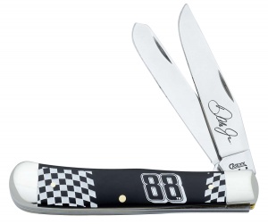 Case Dale Jr. Blk Synth Trapper Knives 8882