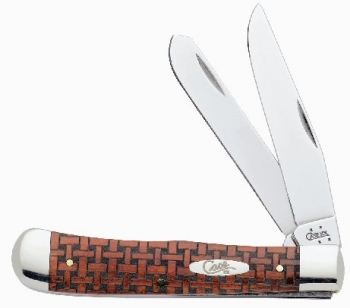Case 6254,bsketweve,chstnt Trppr Knives 8937