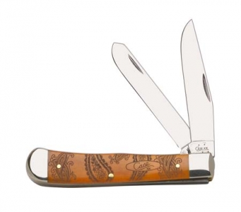Case 6254 Ss Paisley Trapper Knives 9585