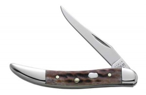 Case Caramel Bone Sm Tx Tooth Knives 9591