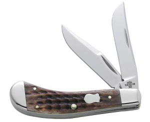 Case Caramel Bone Saddlehorn Knives 9594