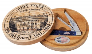 Case Pesidential Coin John Tyler Knives 9679