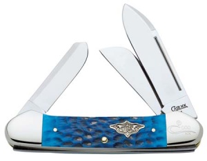 Case 6394ss Vintage Sky Bl Gb Canoe Knives 9753