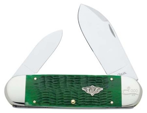 Case 6250ss Vintage Br Green El Toe Knives 9756