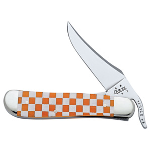 Case 61953l,orange Chexx Russlock Knives 5463