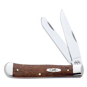 Case 7254 Ss,lacewood Trapper Knives 6286