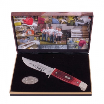 Case Making-case Hntr Slb Sd-ol Red Knives 29042