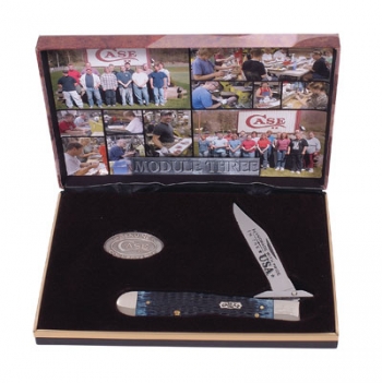 Case Making Case-cheetah-med Blue Knives 29046