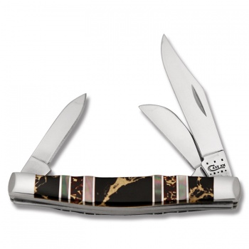 Case Black Aztec Stockman Knife 11065