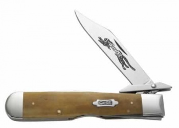 Case 6111 1-2l Ss Antique Cheetah Knives 11381