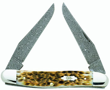 Case Damascus Muskrat Knives 5708