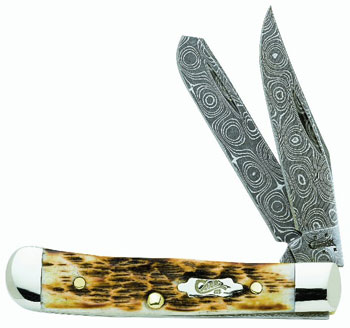 Case 62154 Damascus Tiny Trapper Knives 5714
