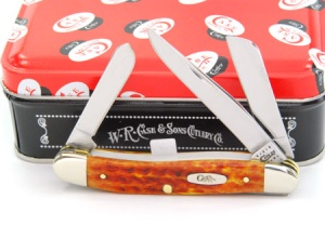 Case 18 6318 Harvest Orangestockman Knives 57403