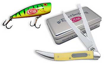 Case 320094f,yel Hdl & Case Lure Knives 5991