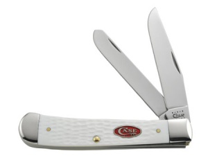 Case Sparxx White Synthetic Trapper Knives 60182