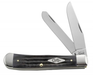 Case 60340 Trapper Black Bone Knife