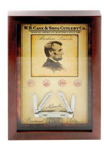 Case 2009 Lincoln Penny Set Knives 6274