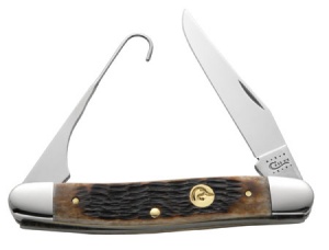Case Du Brown Bone Bird Knife Knives 7143