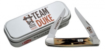 Case 2011 Team Duke Stag Muskrat Knives 7499
