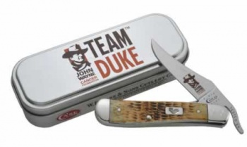 Case 2011 Team Duke Amber Russ Knives 7518