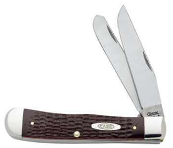 Case 019 6254 SS Brown Synthetic Trapper Knife