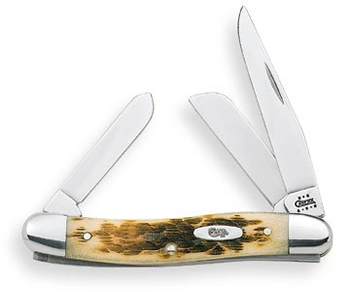 Case 6318SS Medium StockmanAmber BoneModel 042