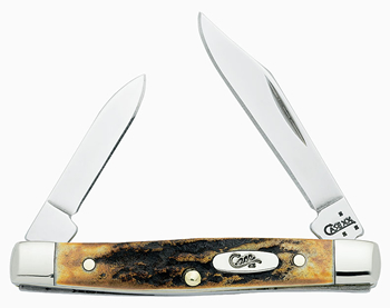 Case 5233ss Small Pen India Stag Knives 088(90088)