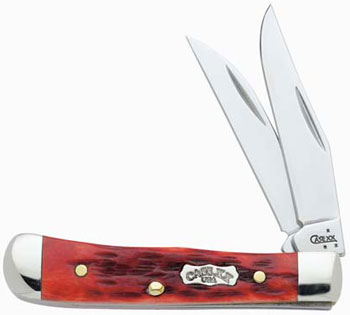 Case Wharncliff Red Tiny Trapper Knives 10112