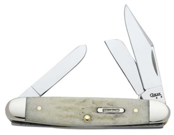 10491 Standard Knife Medium Stockman Jigged Bone 10491