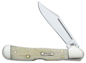 Case Mini Copperlock Natural Bone Knife 10496