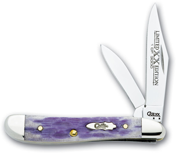 Case Lt Ed Xxii Peanut Perriwinkle Knives 11552