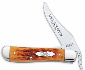 Case Ltd Ed Sunbrst Bone Russlock Knives 11562