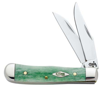 Tiny Trapper Emerald Green Bone Wharncliffe 13146