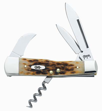 Case 64130 Ss Amber Bartenders Knives 242