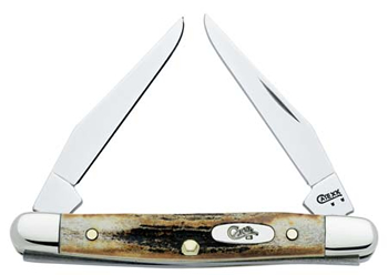 Case Tiny Muskrat Ss Stag Knives 5527