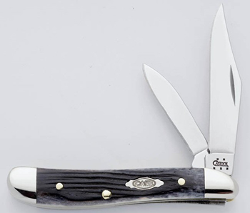 Case 6220,blk Barnbd,peanut Knives 5611
