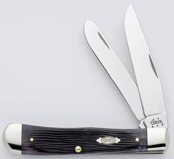 Case 6254,blk Brnbd,trapper Knives 5613