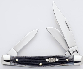 Case 6344,blk Brnbd,med.stockman Knives 5616