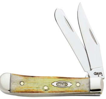 Case 5642 Tiny Trapper Burnt White Bone 62154SS