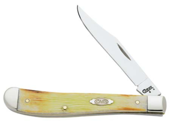 Case 5646 Burnt White Barnwood Slim Trapper 61048SS