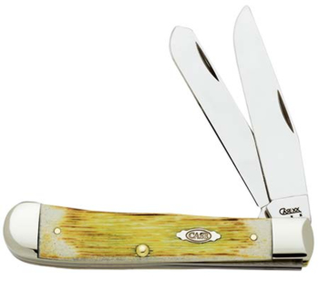 Case 6254 Burnt White Bb Trapper Knives 5647