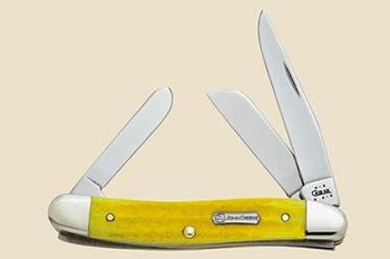 Case 18 6318ssm,jd Yel,m Stckm 04 Knives 5802
