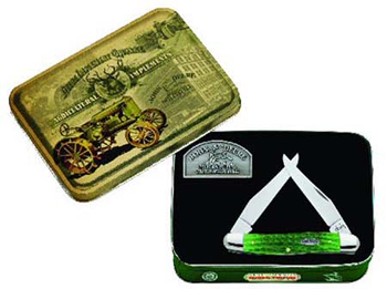 Case John Deere 5838 Green Bone Muskrat Gift Tin