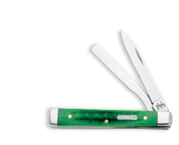 Case 5847 John Deere Baby Doctor Knife Green Bone
