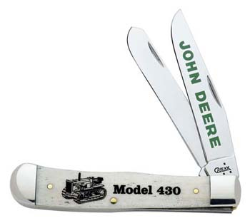 5887 Natural Bone Trapper Comemorative John Deere 430 Tractor 5887