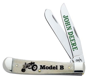 Case Trapper Knife John Deere Model B Smooth Bone 5890