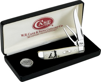 Case 6022 Mini Trapper Natural Bone Golf Knife
