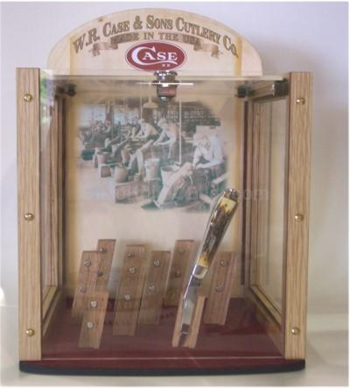 Case 61944 Magnetic Locking Display Case Holds 9 Knives
