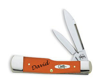 Case Ssm Orange G-10 Gunstock Knives 6219